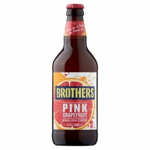 Brother's pink grapefruit cider 8x500ml bottles